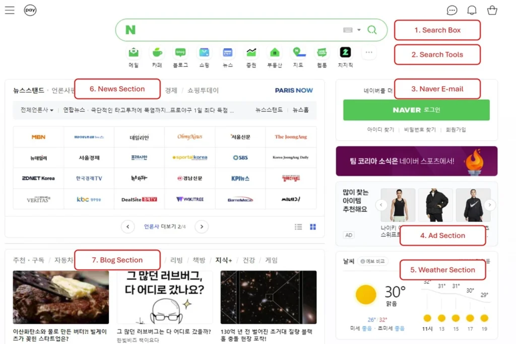 Naver Search Layout